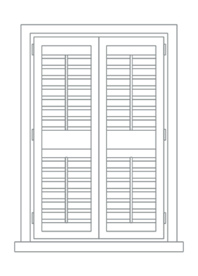 full height shutters